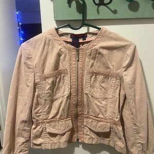 BCBG maxazria light pink jacket size small.